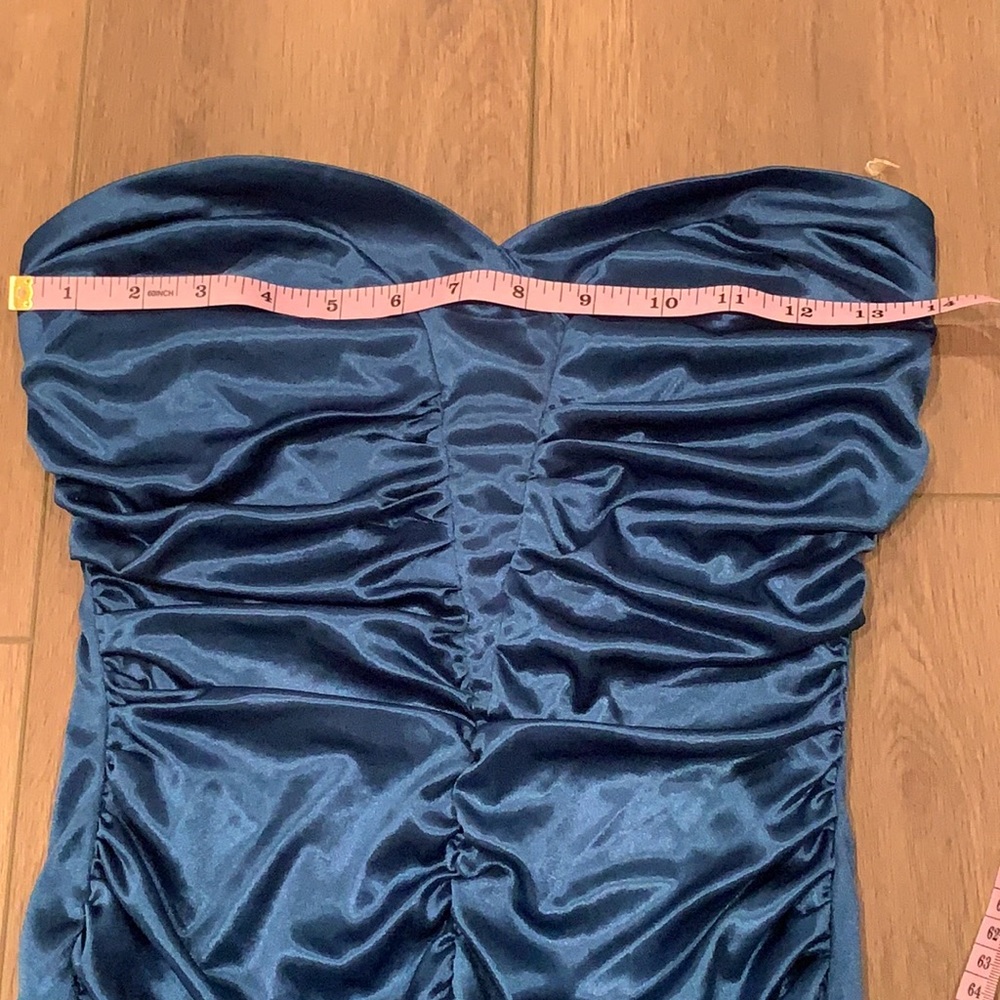 Ruby Rox (Body Central) Scrunchy Dress Fitted Sexy Sweetheart Bust Strapless - Picture 6 of 12